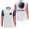US Bowfishing shirt Fishing reaper camo apparel American flag Sun / customize name long sleeves shirts personalized fishing clothing gift for adults and kids – IPH2070
