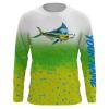 Mahi Mahi (Dorado) Fishing custom name Shirts Long sleeve – fishing shirts gifts  FSD1616