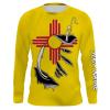NM Fishing 3D Fish Hook New Mexico Flag customize name long sleeves shirts personalized fishing apparel gift for Fishing lovers – IPHW472