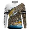 Best Walleye Fishing Muddy Water Camo Custom Name Full Printed Shirts Personalized Fishing Gifts FSD1852