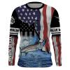Blue Marlin Fishing customize name long sleeves shirt personalized gift for Fishing lovers – IPH1689