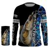 Walleye fishing Blue muddy camo Customize name long sleeves personalized gift for Adult and kid – NQS844