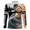 Catfish Fishing Fish On performance fishing shirt customize name long sleeves personalized gift for Fishing lovers – NQS616