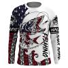 American Fishing Flag Walleye Fishing Custom Name Shirts, Walleye Fishing Jerseys – Personalized Gifts Fsd2223