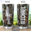Personalized Fishing Hunting Metal Style Pyz1012011 Stainless Steel Tumbler