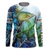 Custom Crappie Fishing Shirts Blue camo Shirts Sun shirts – personalized Long sleeves fishing apparel gift for Fishing lovers – IPHW252