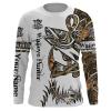 Walleye Fishing Fish hook Camo Fishing tattoo customize name long sleeves shirts personalized gift for Fishing lovers – IPH1806