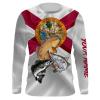 Florida inshore fishing Grand Slam Redfish Snook Trout Performance Long Sleeve Fishing Shirt Customize name – personalized fishing shirt for men and women and Kid – NQS978