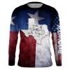 TX fishing tx slam redfish, speckled trout, flounder Customize Name 3D long sleeve fishing shirts quick dry NQS1471
