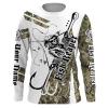 Fishing Fish reaper grass camo Customize name long sleeves, Long sleeve hooded personalized gift for Fishing lovers – IPH1867