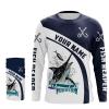 I’d rather be fishing Fish reaper Fish On Marlin Fishing Customize name long sleeves personalized gift – NQS755