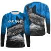 Catfish Fishing Fish Skull Custom Long Sleeve Sun Shirts UV Protection, personalized gifts for Fishing lovers – IPHW254
