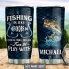 Personalized Fishing Fun Ttz1712005 Stainless Steel Tumbler
