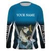 Striped Bass customize name long sleeves shirts personalized fishing apparel gift for Fishing lovers – IPH1918