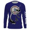Virginia Flag Fishing 3D Fish Hook customize name long sleeves shirts personalized Patriotic fishing apparel gift for Fishing lovers – IPH1910