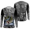Largemouth Bass fishing fish reaper fish skull Customize Name Long Sleeve personalized Shirt For Men, Women And Kid – NQS1377