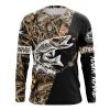 Musky Fishing tatoo Camo customize name long sleeves shirts personalized fishing apparel gift for Fishing lovers