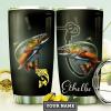 Trout Fishing Personalized Dna2010009 Stainless Steel Tumbler