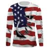 Custom US Flag US Fishing 3D Fish Hook Long Sleeve personalized fishing apparel gift – IPHW448