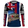 Personalized Hawaiian Flag Giant Trevally Fishing Long sleeve performance Fishing Shirts – IPHW607