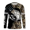 Custom Bass Fishing Lake Camo American Flag Sun Shirts Long sleeves personalized gift for men, women and kids – IPHW77