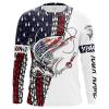 Striped Bass Fishing Patriotic American Flag Shirts For Fisherman – Personalized Fishing Gifts Fsd2158