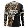 Striped Bass Fishing tatoo Camo customize name long sleeves shirts personalized fishing apparel gift for Fishing lovers