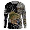 Ice fishing Perch Fishing apparel winter snow camo customize name long sleeves shirts personalized fishing clothing gift for adults and kids – IPH2083