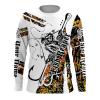 Fishing Fish reaper orange Muddy camo customize name long sleeves, Long sleeve hooded personalized gift for Fishing lovers – IPH1745