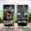 Personalized Hunting Fishing Haz0401042Z Stainless Steel Tumbler