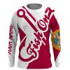 Fish On Florida Fish Reaper Fishing Customize Name Fishing Shirts, Florida Flag Performance Fishing Shirts Nqs2491