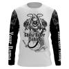 Ghost Rider Fishing Largemouth Bass Fish Reaper customize name long sleeves shirt personalized gift for Fishing lovers – NQS710